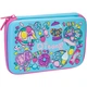 Пенал Cool For School 1 отделение с органайзером голубой (QT-5627-Blue) - изображение 1