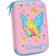 Пенал Cool For School с тиснением 1 отделение Розовый (QT-5625-Pink) - изображение 1