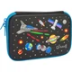 Пенал Cool For School с тиснением 1 отделение Черный (QT-5661-Black) - изображение 1