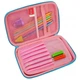 Пенал Cool For School с тиснением 1 отделение Фуксия (QT-5625-Rosered) - изображение 2