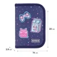 Пенал Kite Pixel Love K24-622-5, 1 отделение, 2 отворота (K24-622-5) - изображение 2