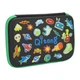 Пенал Cool For School с тиснением 1 отделение Черный (QT-5638-Black) - изображение 1