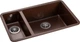 Кухонная мойка GRANADO Under Top Double Marron с сифоном - изображение 2