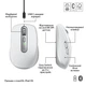 Мышь беспроводная Logitech MX Anywhere 3S for Mac Pale Gray (910-006946) - изображение 6
