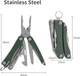 Мультитул NexTool Mini Flagship (NE20105) Multifunctional Pliers 11 в 1, Green - изображение 6