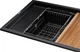 Кухонная мойка GRANADO Royal Estella 6-в-1 Black Shine - изображение 6