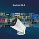 Портативний LED проектор HONGTOP Android 11 для домашнього кінотеатру, білий "G" (78634814) - зображення 3