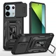 Ударостійкий чохол Camshield Army Ring для Xiaomi Redmi Note 13 Pro 4G / Poco M6 Pro 4G (Чорний / Black) - изображение 1