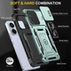 Ударостійкий чохол Camshield Army Ring для Xiaomi Redmi Note 13 4G (Зелений / Light Green) - изображение 4
