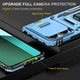 Ударостійкий чохол Camshield Army Ring для Xiaomi Redmi Note 13 4G (Блакитний / Light Blue) - изображение 3