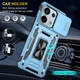 Ударостійкий чохол Camshield Army Ring для Xiaomi Redmi Note 13 4G (Блакитний / Light Blue) - изображение 5
