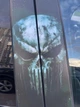 Наклейка на стойку авто дверей "Punisher" 1шт - изображение 4