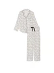 Піжама Фланель (сорочка + штани) Victoria's Secret Long Pajama Set S Біла (26710306) - зображення 3