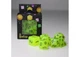 Набор кубиков Glow in the dark 7 Dice Set - Yellow (7 шт.) (g7dglow01) - изображение 1