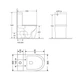 Унитаз-компакт Qtap Robin Ultra Quiet безободковый с сиденьем Soft-close QT13222128AUQ1W - изображение 2