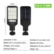 Фонарь уличный на столб Sensor Street Lamp JY-616-5 Cветильник для улицы с солнечной панелью - изображение 2