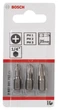 Бита Bosch Extra Hart PH1, PH2, PH3, 25 мм 3 шт (2607001752) - изображение 2