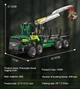 Конструктор Mould King 19006 Трактор John Deere із захопленням та причепом пневматичний 938 деталей - зображення 2