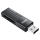 Хаб HOCO HB20 Mindful 2-in-1card reader(USB2.0) Black (6931474735201) - изображение 2