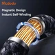 Кабель быстрой зарядки с магнитной функцией Mcdodo USB-A to Lightning 3A Magnetic Self-Winding Data Cable 1.2m CA-6000 - изображение 4