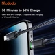 Кабель быстрой зарядки с магнитной функцией Mcdodo USB-C to Lightning 36W Magnetic Self-Winding Data Cable 1.2m CA-2010 - изображение 6