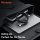 Кабель швидкого заряджання з магнітною функцією Mcdodo USB-A to USB-C 6A Magnetic Self-Winding Data Cable 1.2m CA-5650 - зображення 7