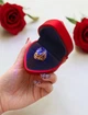 Коробочка для кільця з підсвіткою у формі серця подарункова весільна скринька упаковка футляр - зображення 3