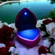 Коробочка для кільця з підсвіткою у формі серця подарункова весільна скринька упаковка футляр - зображення 7