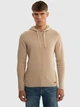 Sweter męski z kapturem Big Star Hoods 800 M Beżowy (5900714768164) - obraz 1