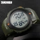 Мужские спортивные наручные часы SKMEI 1068 зеленые - изображение 5