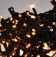 Гирлянда штора дождь Конус 200 LED, 5x0,6м, 8 режимов, черный провод, IP44, Теплый белый - изображение 2