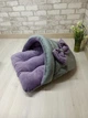 Лежак норка з капюшоном для котів та собак Animals_joy M 70*60 cм (024) - изображение 6