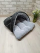 Лежак норка з капюшоном для котів та собак Animals_joy S 60*50 cм (004) - изображение 6