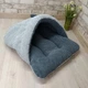 Лежак норка з капюшоном для котів та собак Animals_joy M 70*60 cм (021) - изображение 2