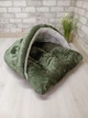 Лежак норка з капюшоном для котів та собак Animals_joy S 60*50 cм (010) - изображение 2
