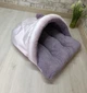 Лежак норка з капюшоном для котів та собак Animals_joy M 70*60 cм (026) - изображение 3