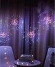 Светодиодная гирлянда штора "Фейерверк", 3x0,6м, 500 LED, 5 пучков, 8 режимов, 220V, Мультиколор - изображение 3