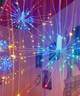 Светодиодная гирлянда штора "Фейерверк", 3x0,6м, 500 LED, 5 пучков, 8 режимов, 220V, Мультиколор - изображение 7