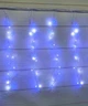 Гірлянда штора роса "Фейєрверк", 3x0,6м, від USB, 200 LED, 8 режимів + статичний, IP44, Синьо-білий - зображення 2