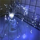 Світлодіодна гірлянда штора "Фейєрверк", 3x0,6м, 500 LED, 5 пучків, 8 режимів, 220V, Синій - зображення 3