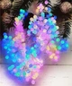 Світлодіодна гірлянда штора "Кришталеві кульки", 3x2м, від USB, 240 LED, 8 режимів, IP44, Мультиколор - зображення 9