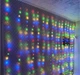 Світлодіодна гірлянда штора "Кришталеві кульки", 3x1м, від USB, 100 LED, 8 режимів, IP44, Мультиколор - зображення 3
