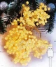 Світлодіодна гірлянда штора "Кришталеві кульки", 3x2м, від USB, 240 LED, 8 режимів, IP44, Теплий білий - зображення 1