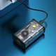Портативний зарядний пристрій Power Bank Lenyes PX152D 22.5W PD+Super Fash Сharge 1xUSB+1xType-C 10000 mAh Чорне - зображення 4