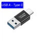 Адаптер перехідник з'єднувач USB 3.0\3.1 Male - Type C Male Black - изображение 5