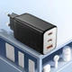 Зарядний пристрій Essager 67W GaN PD QC3.0 USB+2Type-C black (G671A2CU1) - зображення 2