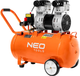 Kompressor bezolejowy NEO Tools 50 l 12K022 (5907558453690) - obraz 1