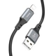Кабель Hoco X92 USB to Lightning 3m black - зображення 4