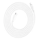 Кабель Hoco X93 Type-C to Lightning PD 2m white - изображение 7