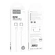 Кабель Hoco X104 Type-C to Type-C PD 60W 1m white - изображение 4